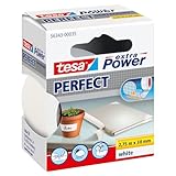 tesa extra Power Perfect Gewebeband - Gewebeverstärktes Ductape zum...