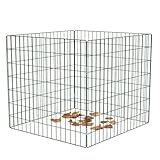 TRUTZHOLM Metall Kompostgitter Gartenkomposter werkzeugloser Aufbau 80 ×...