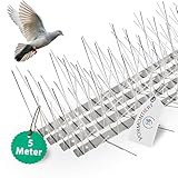 PRIOstahl PREMIUM Taubenabwehr Edelstahl 6-reihig 5m - Taubenspikes...