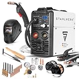 STAHLWERK Schweißgerät 5 in 1 Kombi - Vollausstattung - MIG MAG 160 M...
