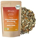 BIO Johanniskraut Tee mit Tulsi, Kakaoschalen, Zitronengras und weiteren...
