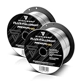 STAHLWERK FLUX Fülldraht Ø 0,8 mm 2er Set E71T-GS – je 1 kg D100-Spule...