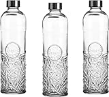 WESTCRAFT Oriental 1 Liter Schliff Glas Wasserflasche mit...