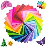 100 Blatt Buntes Papier, 20 Farben A4 Faltblätter, 70 g/m², Geeignet Für...