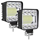 AnTom LED Arbeitsscheinwerfer 2 X 4 Zoll 132W LED Zusatzscheinwerfer 12V...