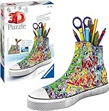 Ravensburger 3D Puzzle 12535 - Sneaker Graffiti - Praktischer Stiftehalter...