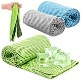 com-four® 3X Kühlhandtuch - Cooling Towel Kühltuch - kühlendes Tuch bei...