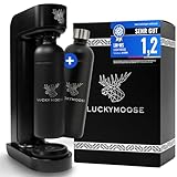 Luckymoose Infinity Wassersprudler mit 2x 1,25L langlebigen,...