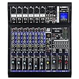 Weymic MX-60 Professional Mixer (6-Channel) for Recording DJ Stage Karaoke...