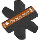 Emmy Home Pfannenschoner - Pfannenschutz Filz 5 Stück Stapelschutz, 38 cm...