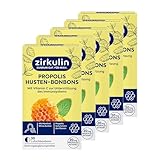 Zirkulin Propolis Hals- & Husten-Bonbons (5x 30 Stk.) – 20mg Propolis pro...