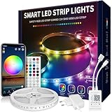 VKH LED Strip 10m, LED Streifen Bluetooth RGB LED Band 10m Selbstklebend...