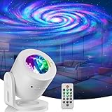 LED Sternenhimmel Projektor, Fernbedienung Timer Polarlicht Lampe Bluetooth...
