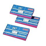 Herlitz Nummernblöcke 1-1000/892703 105x50 mm sortiert Inh.1x10Stück