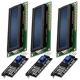 AZDelivery 3 x HD44780 16x2 LCD Modul Display Bundle mit I2C Schnittstelle...