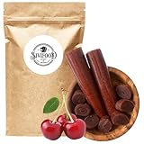 SIVIFOOD Fruchtleder Lavashak Sauerkirsche 200g - Fruchtrollen mit...