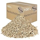 Hackschnitzel für Ofen Rindenmulch für Garten Hochbeet Holz Pflanzen...