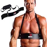 DMoose Fitness Arm Blaster für Bizeps & Trizeps, Premium Nackenpolster mit...