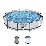 Bestway Steel Pro MAX Frame Pool-Set mit Filterpumpe Ø 366 x 76 cm,...