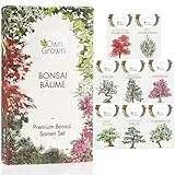 Bonsai Samen Set: Premium Bonsai Starter Kit mit 8 Sorten Bonsai Saatgut...