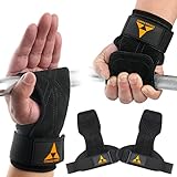 Gewichtheber-Handgelenkschlaufe mit doppellagigem Leder, mit Neopren...