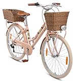 BIKESTAR Alu City Stadt Fahrrad 26 Zoll | 16 Zoll Rahmen, 7 Gang Shimano...