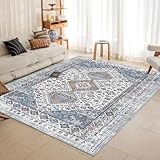 Generisch Großer dunkelblauer Orientteppich 160 x 230 cm – weicher,...