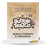 BubbleTea2Go - Vanilla & Cinnamon Bubble Tea Pulver 5g - Getränkepulver...