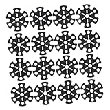 HOLIDYOYO 20 Stück Teiliges Trekkingstock Schneeteller aus Leichtem...