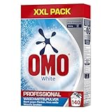 Omo Professional White Waschmittel Pulver 7 kg Großpackung für strahlend...