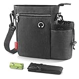 AEMIAO Leckerlibeutels Hunde mit Wasserflaschen Halter, Multifunktionaler...