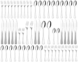 Besteck Set 12 Personen, 60-teiliges Edelstahl Bestecksets,...