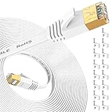 Folishine Ethernet Kabel 10M, Cat7 Internet Kabel High Speed mit...