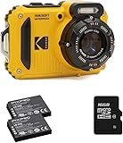 KODAK Pixpro Pack WPZ2 Kamera + 2 Akkus + 1 SD-Karte – kompakt 16...