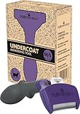 Furminator deShedding-Tool Katze Größe M/L Kurzhaar - Katzenbürste für...
