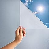 MARAPON ® Fensterfolie selbsthaftend Blickdicht [60x200 cm] inkl. eBook...
