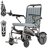 GHBXJX Faltbarer Rollstuhl Elektrisch Faltbar, Rahmen Wiegt Nur 14,9 Kg,...