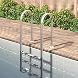 Rantry Poolleiter 54x38x158cm 304 Edelstahl 168 Poolleitern, Stufen &...