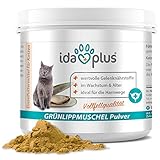 Ida Plus - 100% Grünlippmuschelpulver für Katzen - 100 g -...