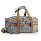 CampFeuer Picknicktasche für 4 Personen | Picknickset 20-teilig | Grau |...