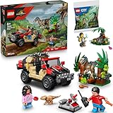 Lego Jurassic World Raptor: Verfolgungsjagd mit dem Geländewagen - 76972...