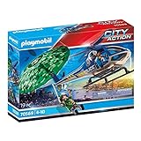 PLAYMOBIL City Action 70569 Polizei-Hubschrauber: Fallschirm-Verfolgung,...