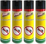 4er Set Ameisenspray 400ml Insektenspray Schaben Ameisen Spray...