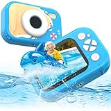 ULEWAY Kinderkamera, 1080P Kinder Kamera Unterwasser, Digitalkamera...