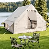 Aufblasbares Camping Zelt - Glamping Luftzelt für 4 Jahreszeiten, Einfach...