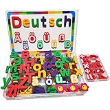 Magnetische Buchstaben und Zahlen Ää Öö Üü ẞß Deutsches Alphabet...