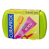 Curaprox Travel-Set Grün - Zusammensteckbare Reisezahnbürste CS 5460 +...