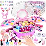 Herenear Nagelstudio Kinder, Geschenke für Mädchen Nagellack Set,...