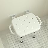 Duschklappsitz, Duschstuhl Klappbar, Duschhocker Wandmontage für Senioren