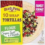 Old El Paso Wrap Tortillas Mexikanische Wraps aus Weizen im Family Format,...